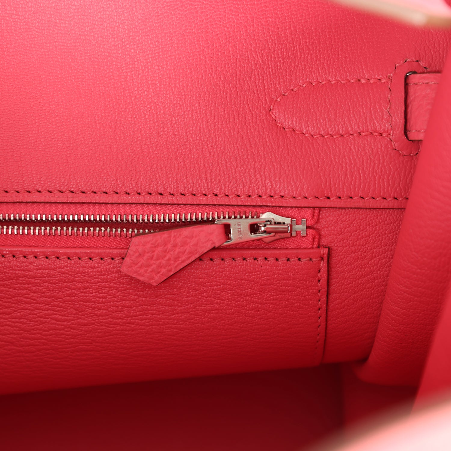 Birkin 35 Rose Lipstick Togo Palladium Hardware