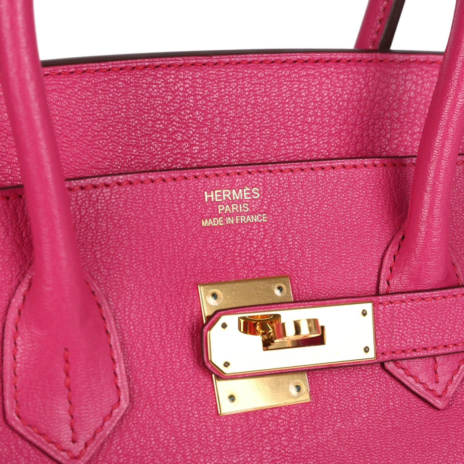 Birkin 35 Rose Shocking Chevre Mysore Gold Hardware
