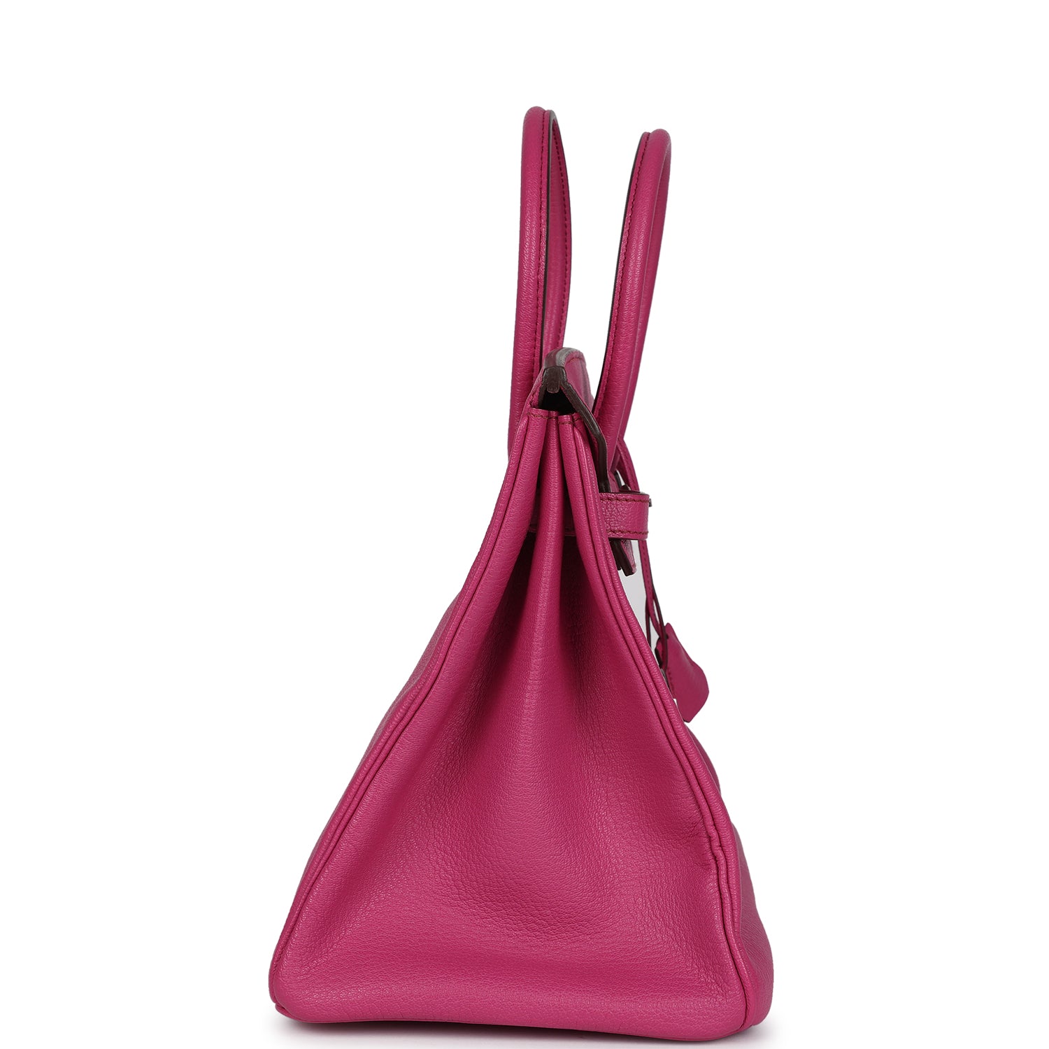 Birkin 35 Rose Shocking Chevre Mysore Palladium Hardware