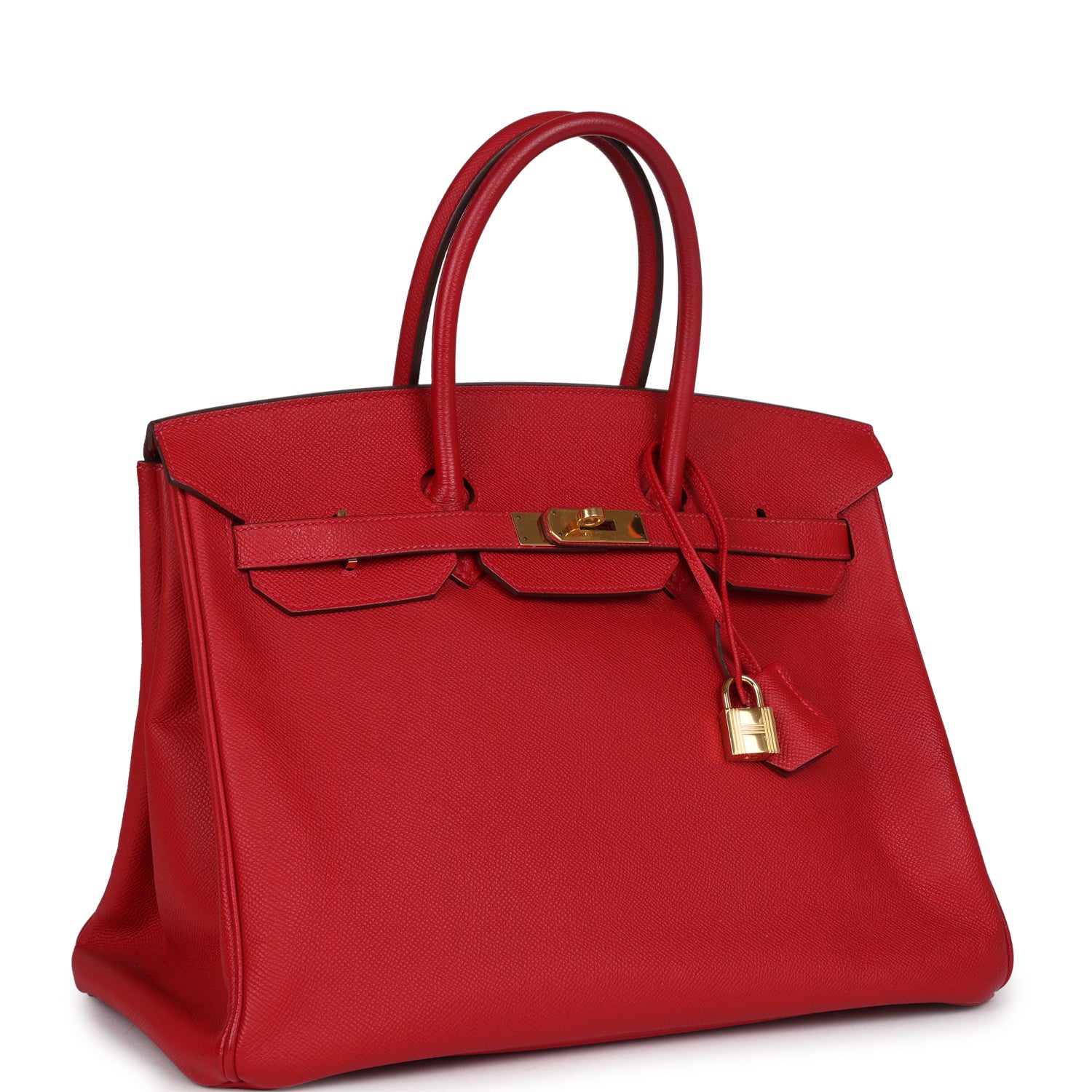 Birkin 35 Rouge Casaque Epsom Gold Hardware
