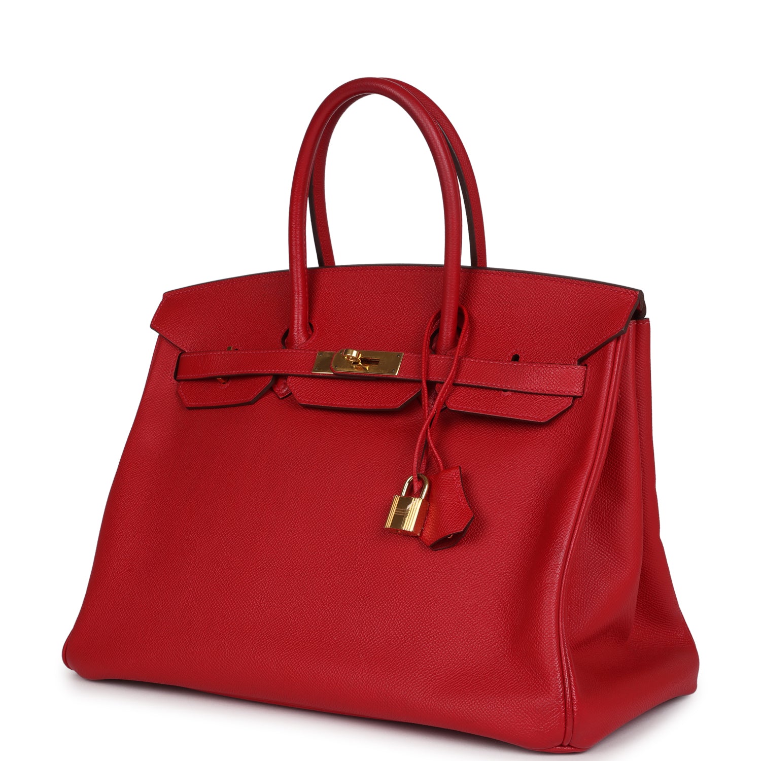 Birkin 35 Rouge Casaque Epsom Gold Hardware