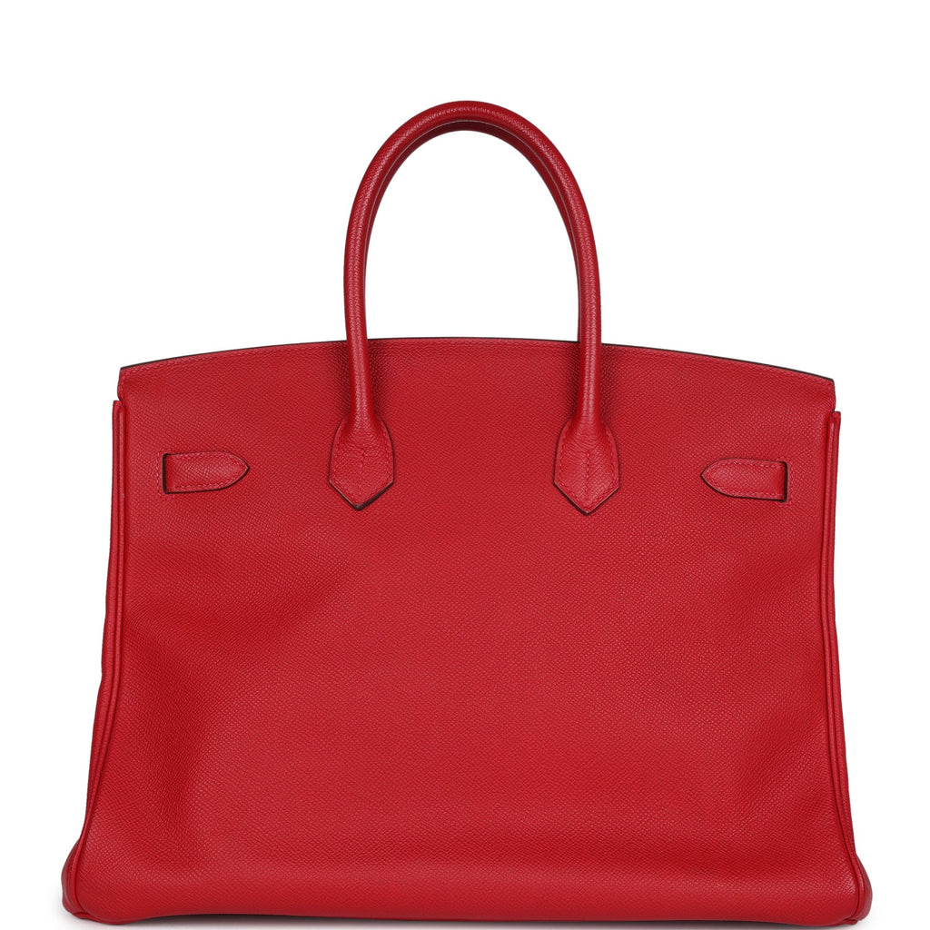 Birkin 35 Rouge Casaque Epsom Gold Hardware