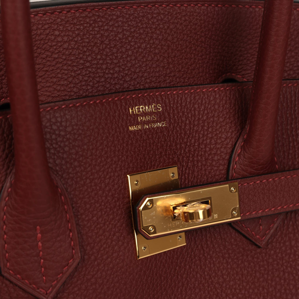 Birkin 35 Rouge H Togo Gold Hardware