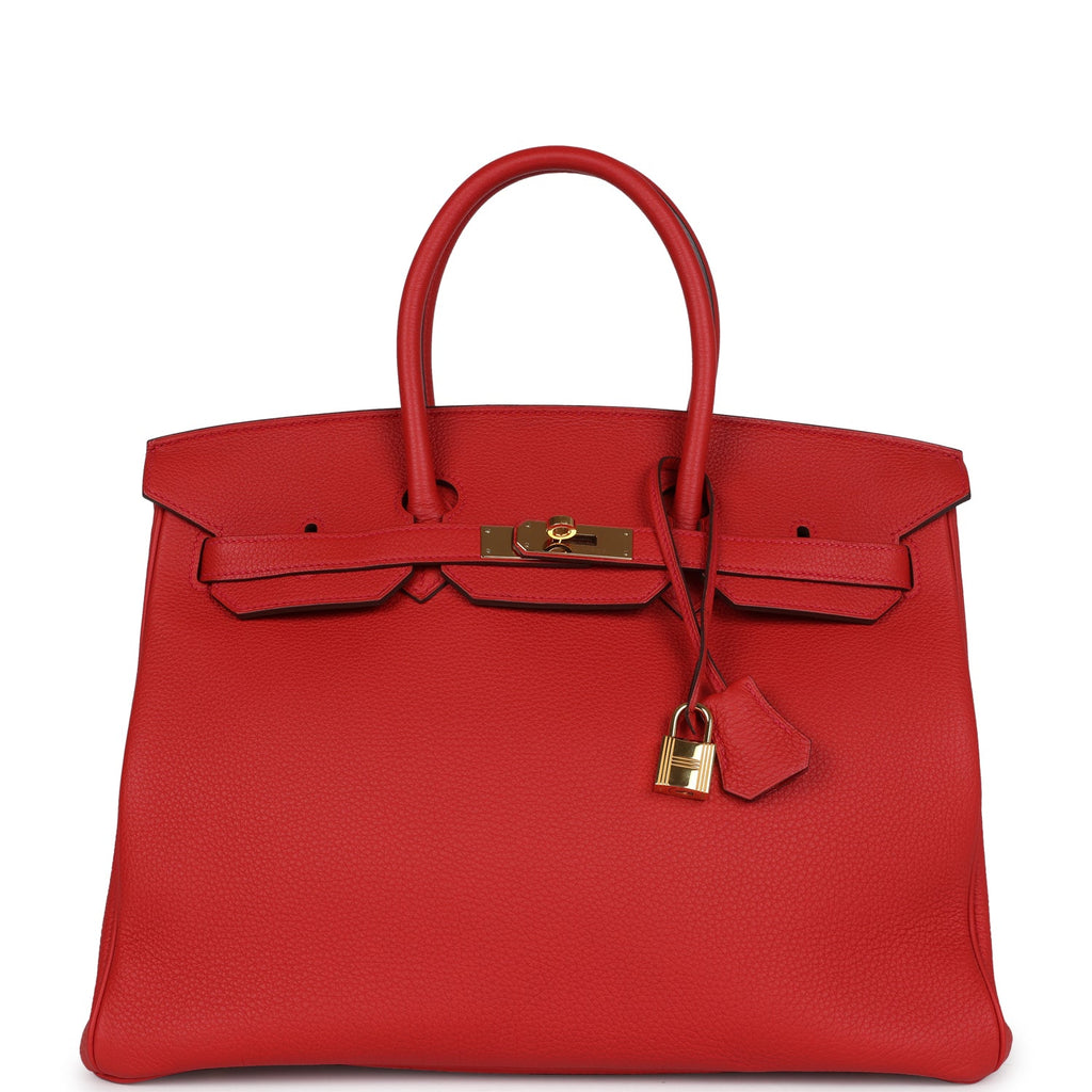 Birkin 35 Rouge Tomate Togo Gold Hardware