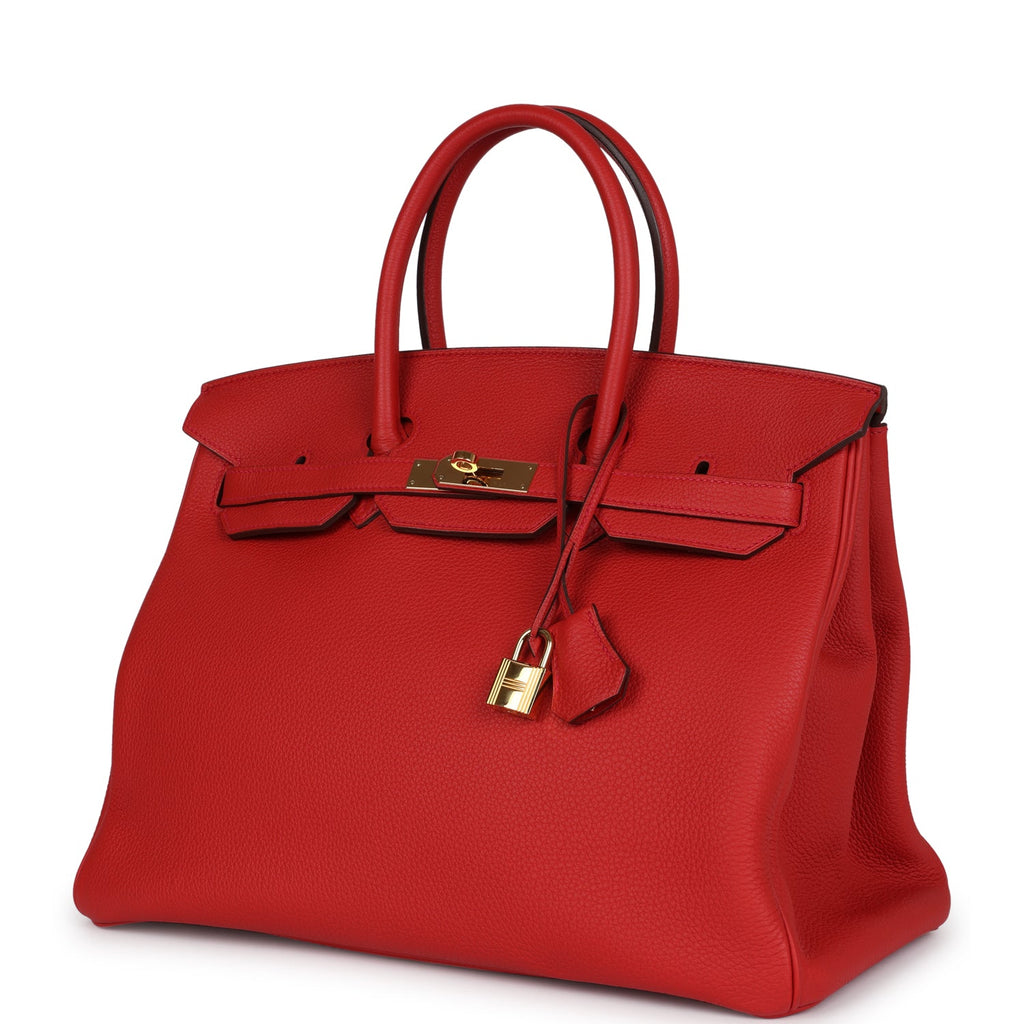 Birkin 35 Rouge Tomate Togo Gold Hardware