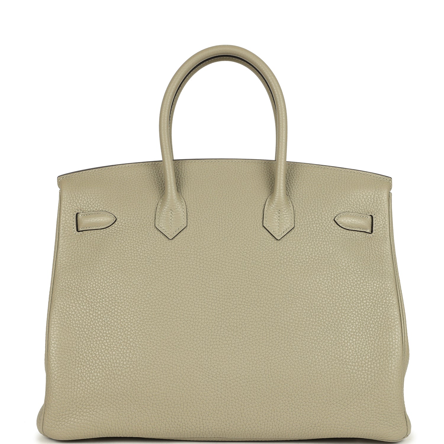 Birkin 35 Sauge Clemence Palladium Hardware