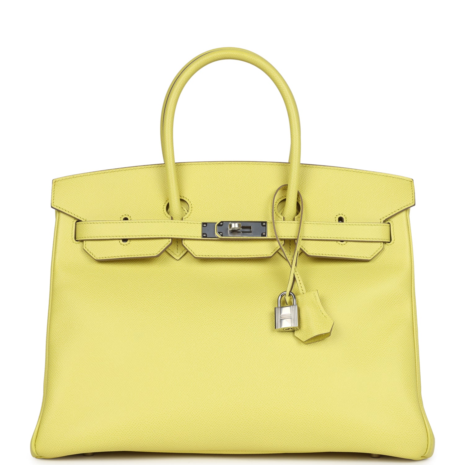 Birkin 35 Soufre Epsom Palladium Hardware