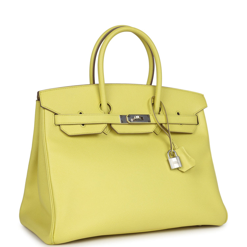 Birkin 35 Soufre Epsom Palladium Hardware