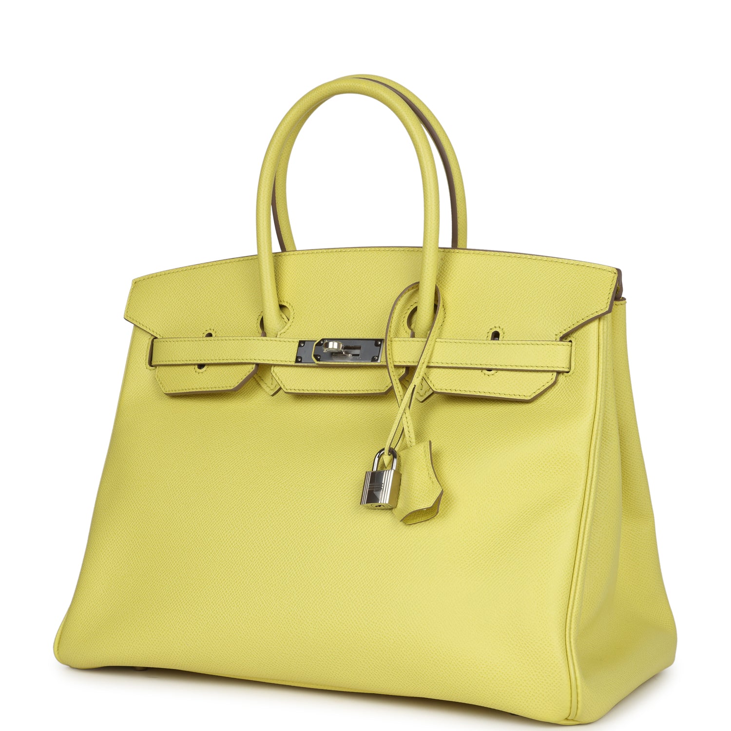 Birkin 35 Soufre Epsom Palladium Hardware