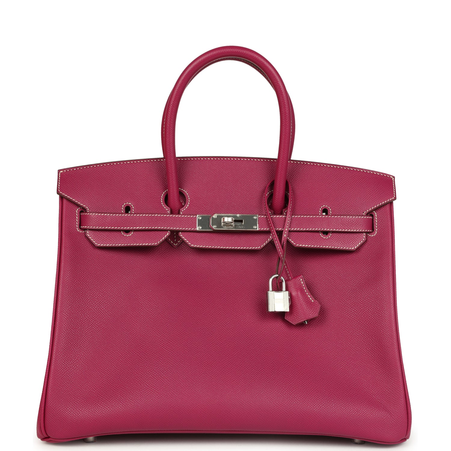 Birkin 35 Tosca Candy Epsom Palladium Hardware