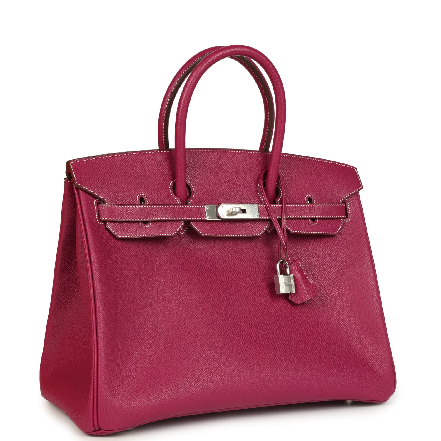 Birkin 35 Tosca Candy Epsom Palladium Hardware