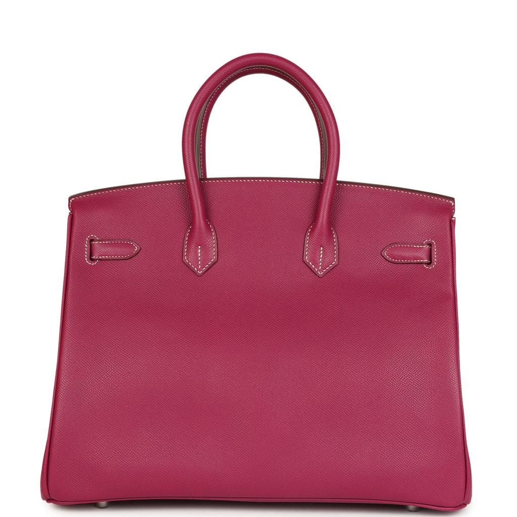 Birkin 35 Tosca Candy Epsom Palladium Hardware