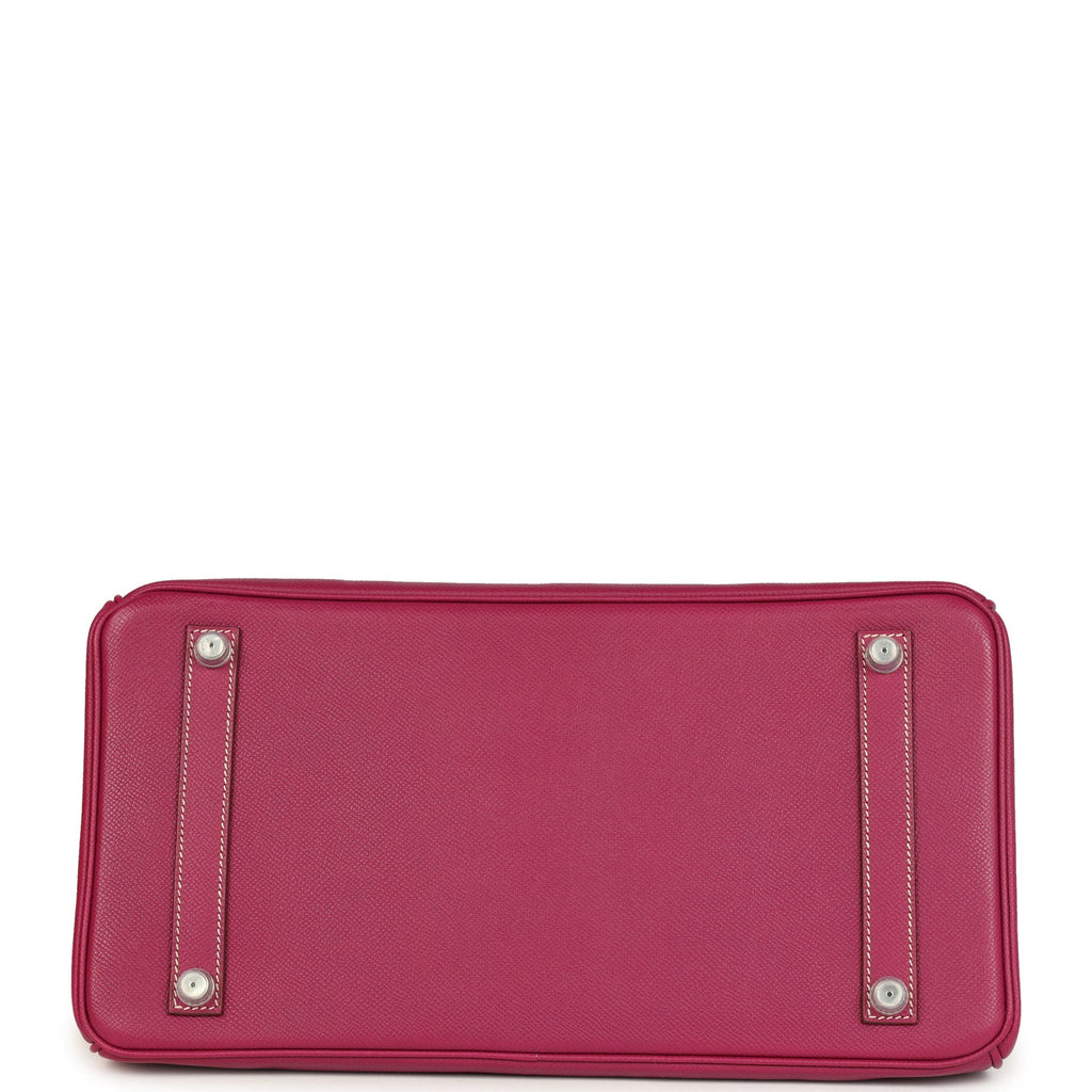 Birkin 35 Tosca Candy Epsom Palladium Hardware