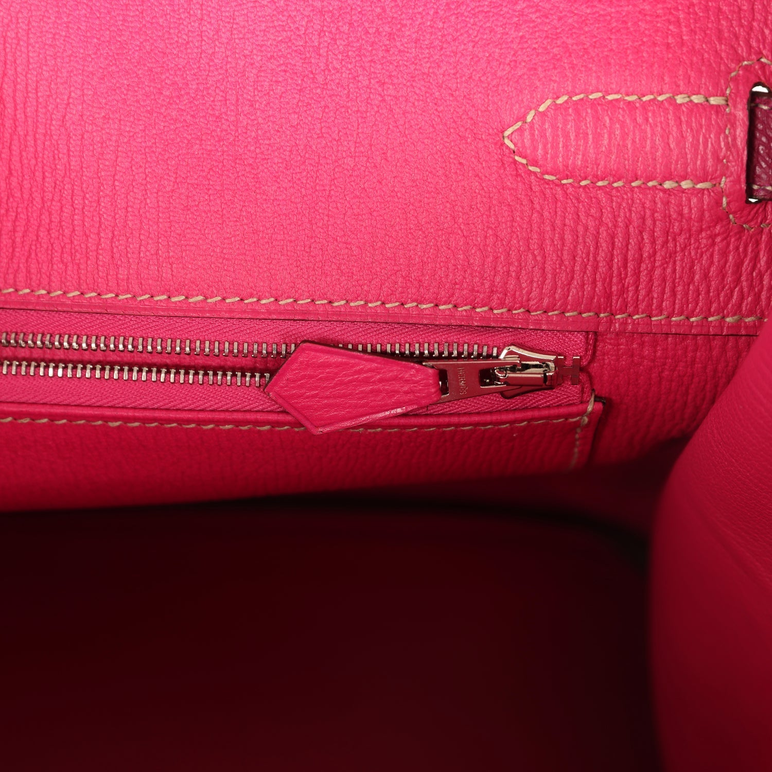 Birkin 35 Tosca Candy Epsom Palladium Hardware