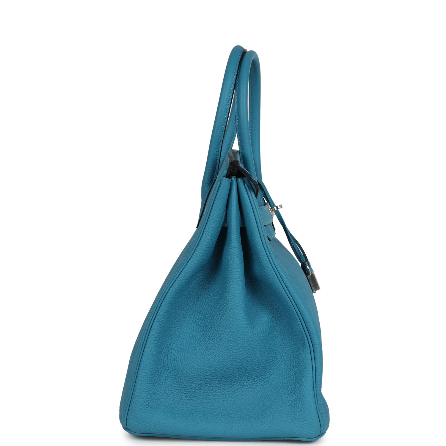 Birkin 35 Turquoise Togo Palladium Hardware