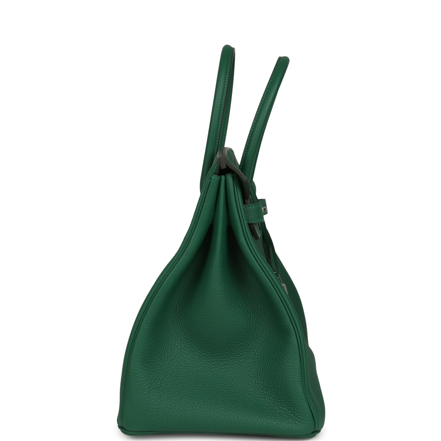 Birkin 35 Vert Moyen Togo Palladium Hardware