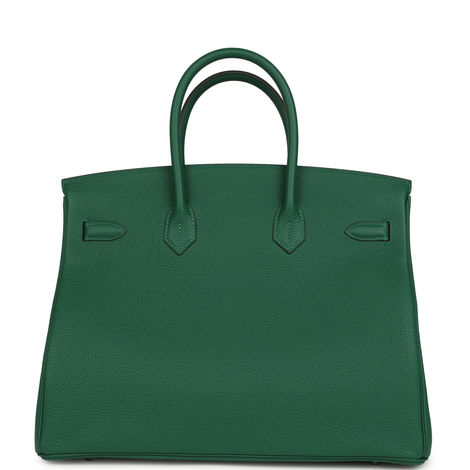 Birkin 35 Vert Moyen Togo Palladium Hardware