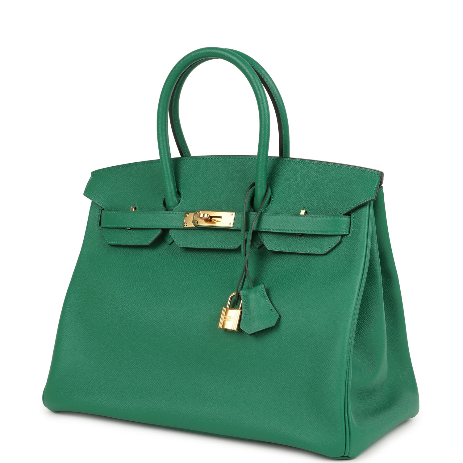 Birkin 35 Vert Vertigo Epsom Gold Hardware