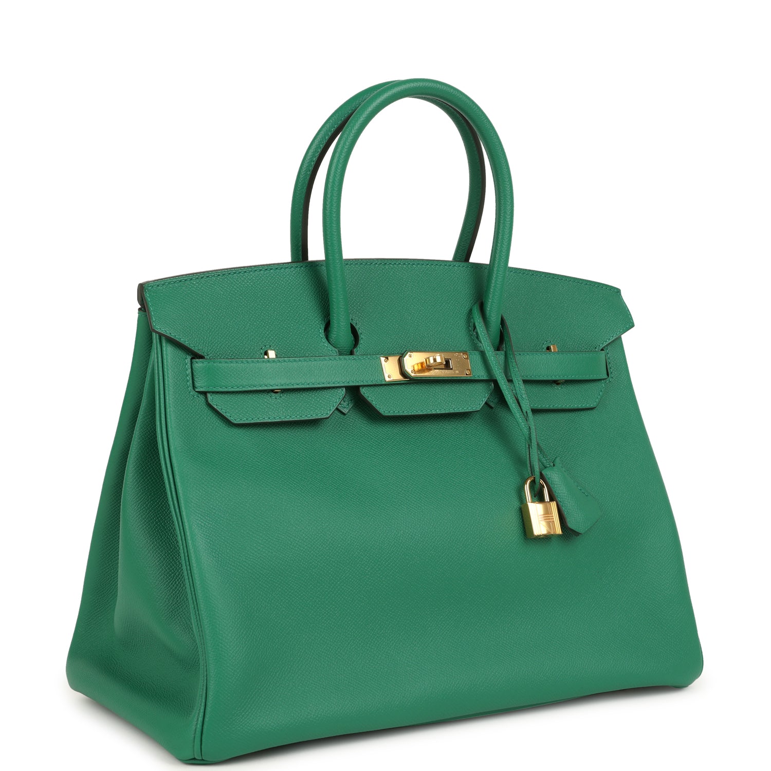 Birkin 35 Vert Vertigo Epsom Gold Hardware