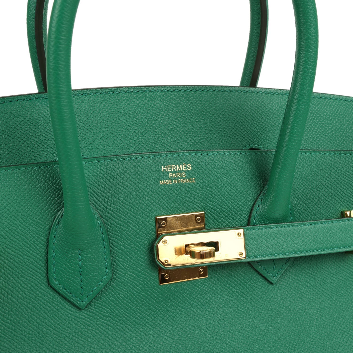 Birkin 35 Vert Vertigo Epsom Gold Hardware
