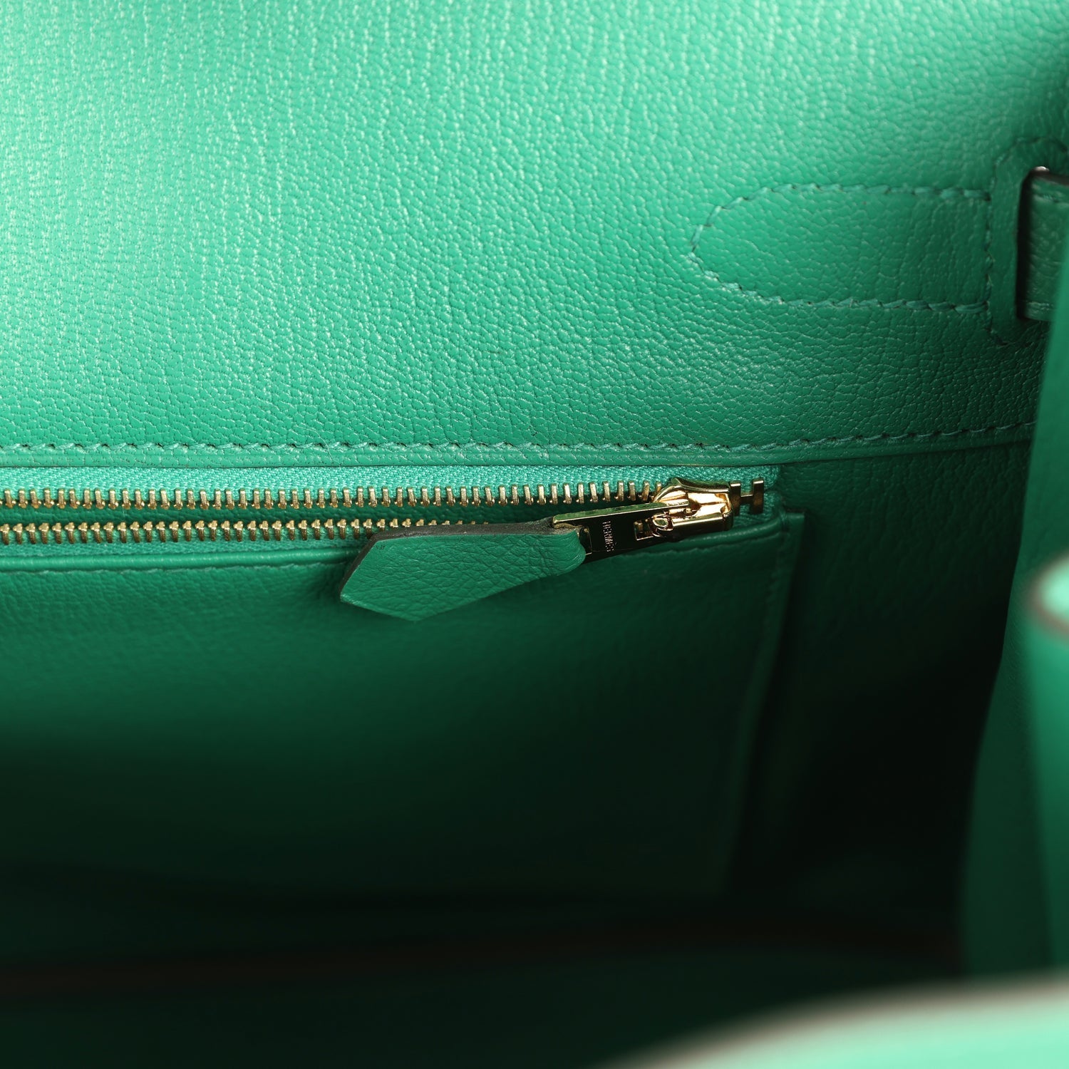 Birkin 35 Vert Vertigo Epsom Gold Hardware