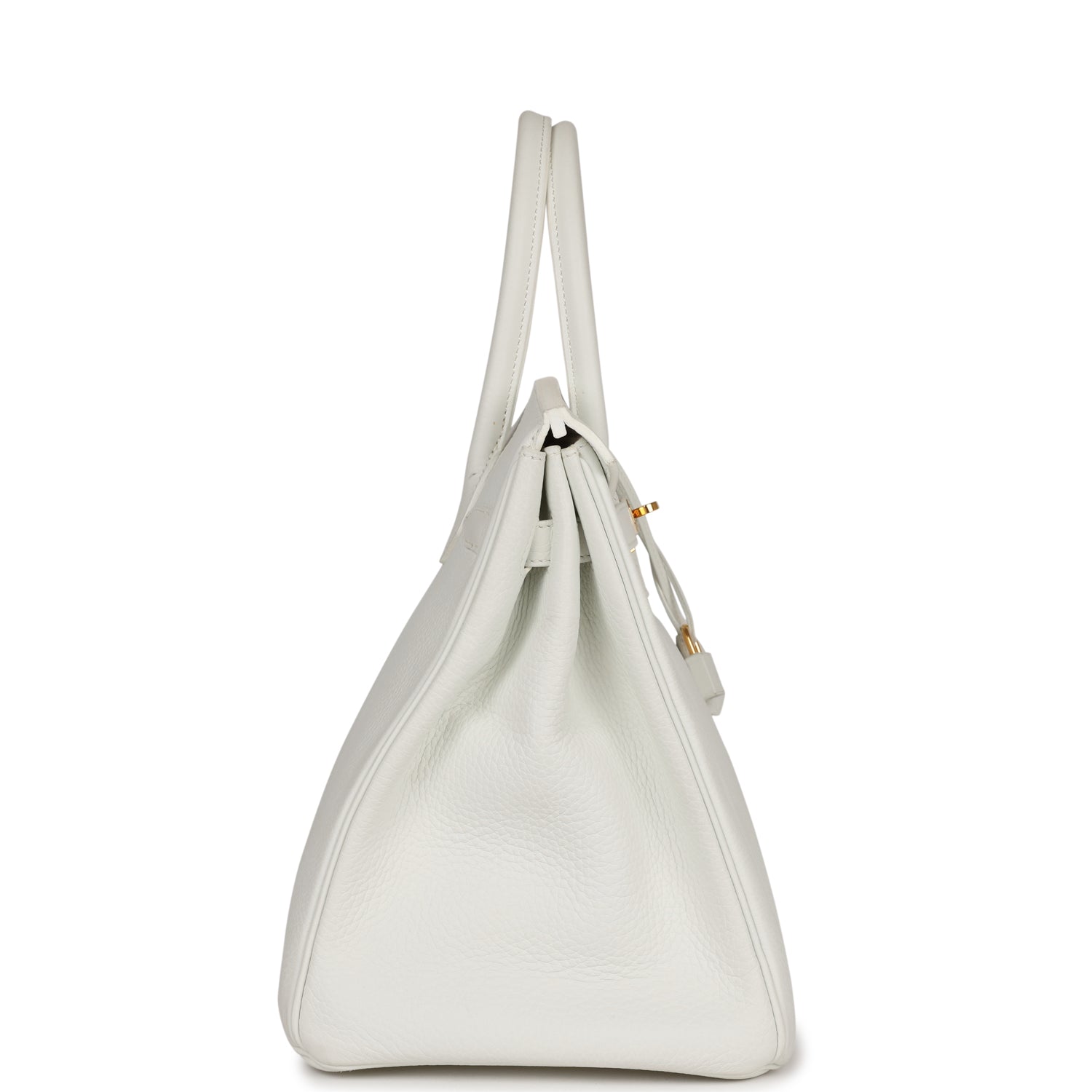 Birkin 35 White Clemence Gold Hardware