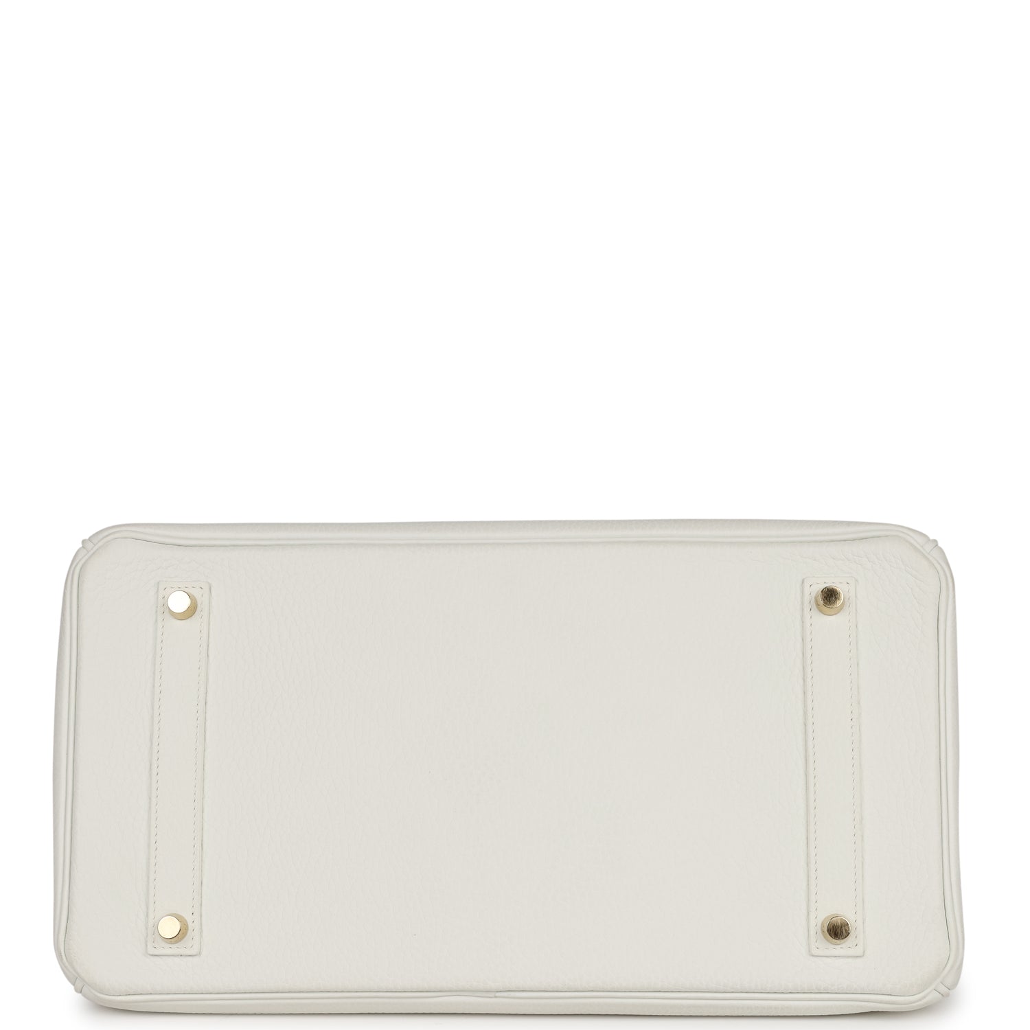 Birkin 35 White Clemence Gold Hardware
