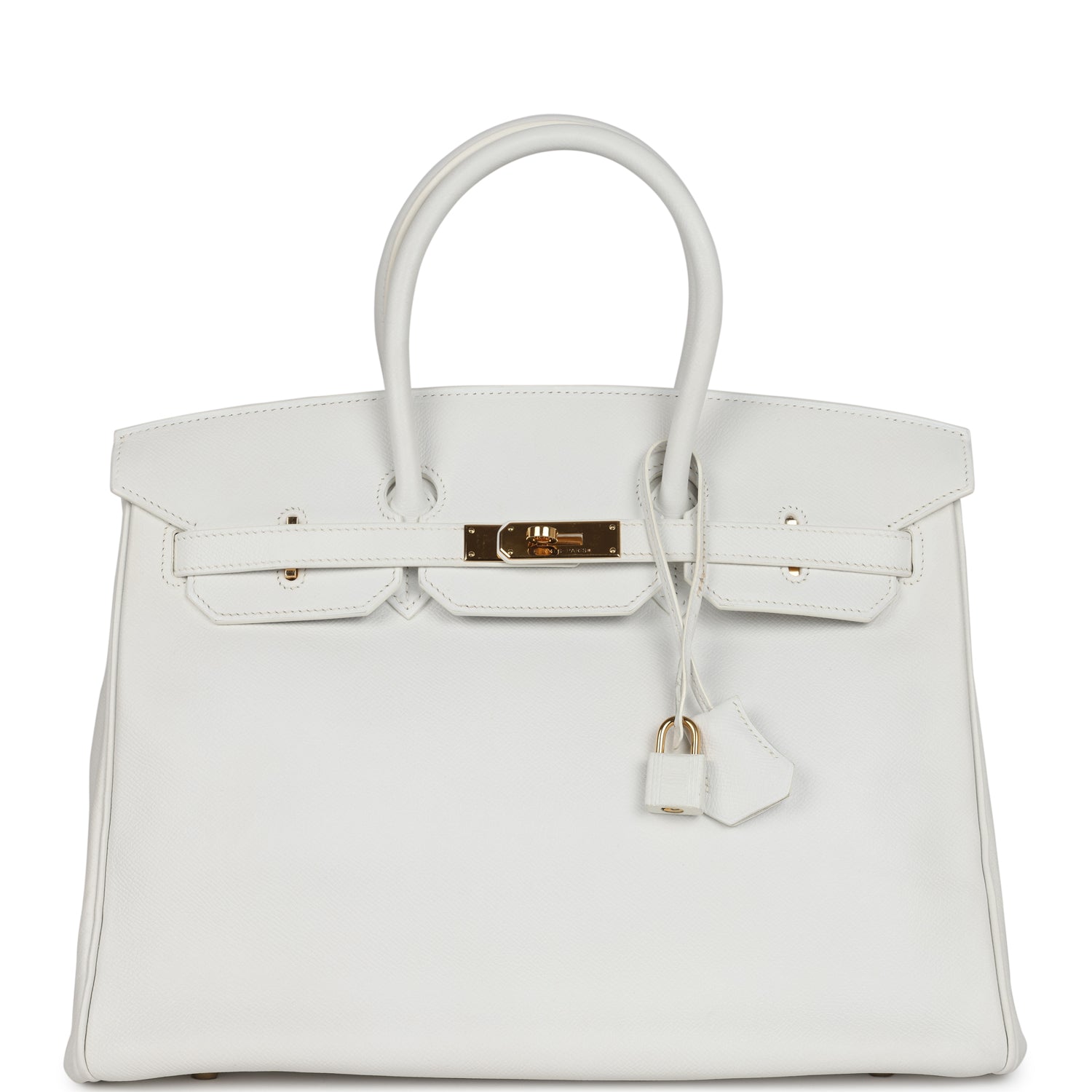 Birkin 35 White Epsom Gold Hardware