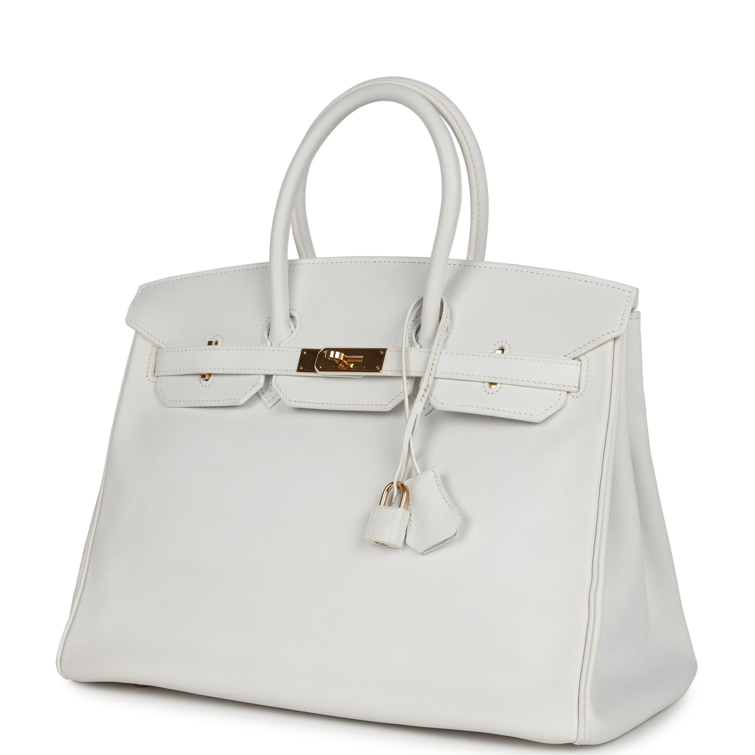 Birkin 35 White Epsom Gold Hardware