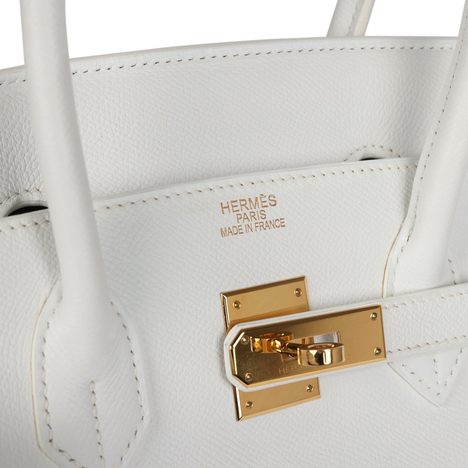 Birkin 35 White Epsom Gold Hardware
