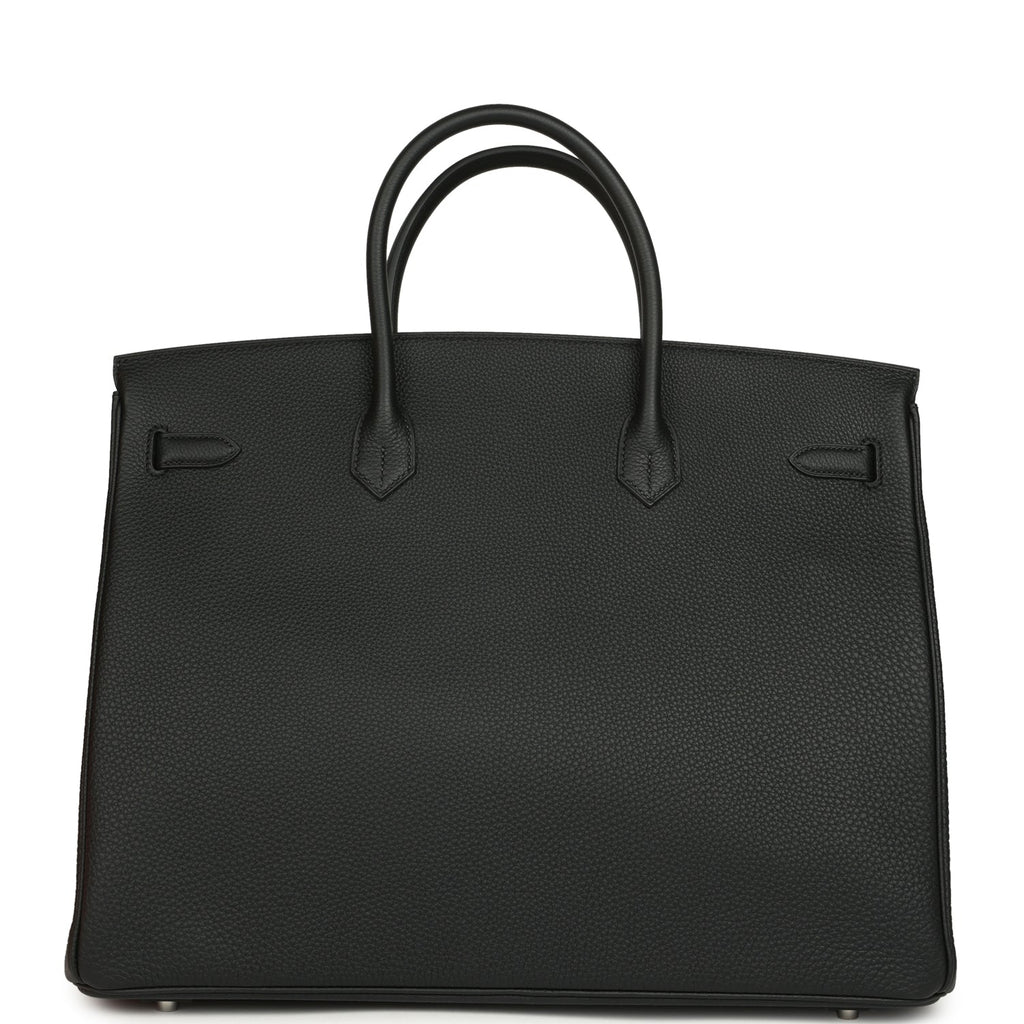 Birkin 40 Black Togo Palladium Hardware Bag