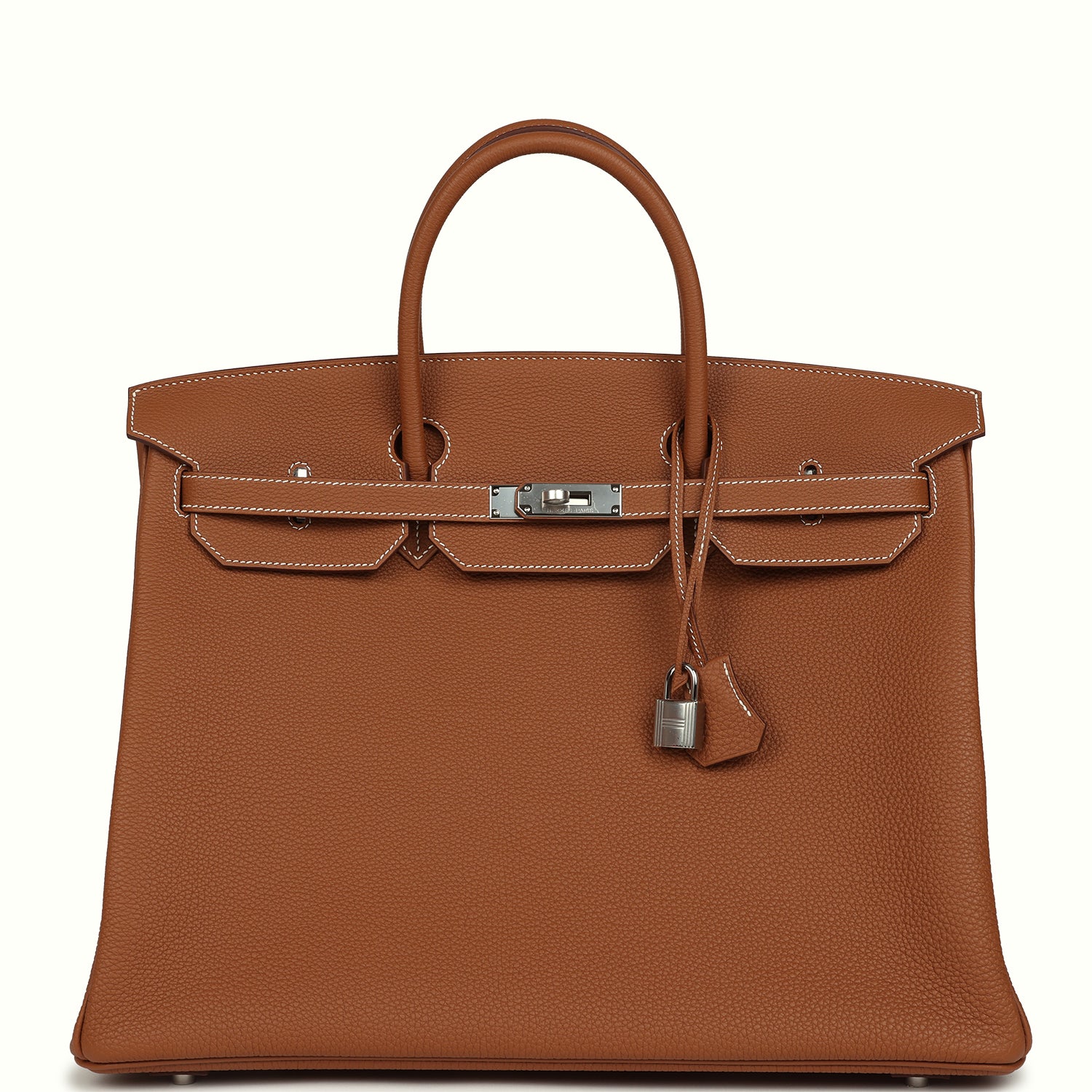 Birkin 40 Gold Togo Palladium Hardware Bag