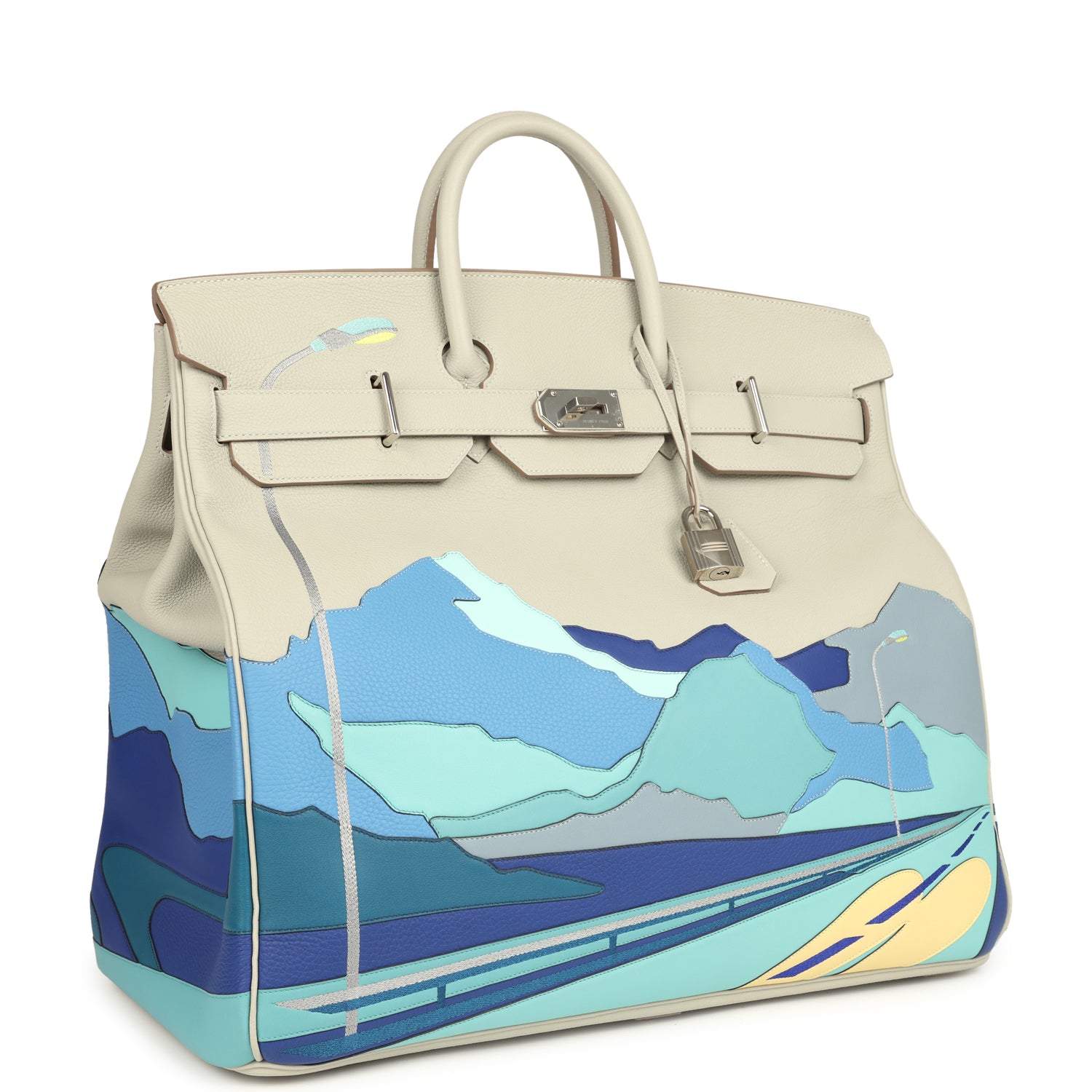 Birkin 50 "Endless Road" Gris Perle Togo Palladium Hardware Bag