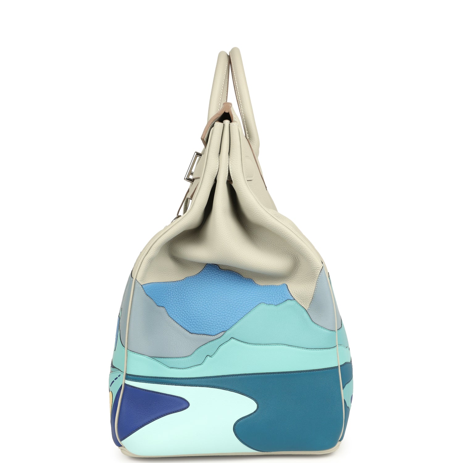 Birkin 50 "Endless Road" Gris Perle Togo Palladium Hardware Bag