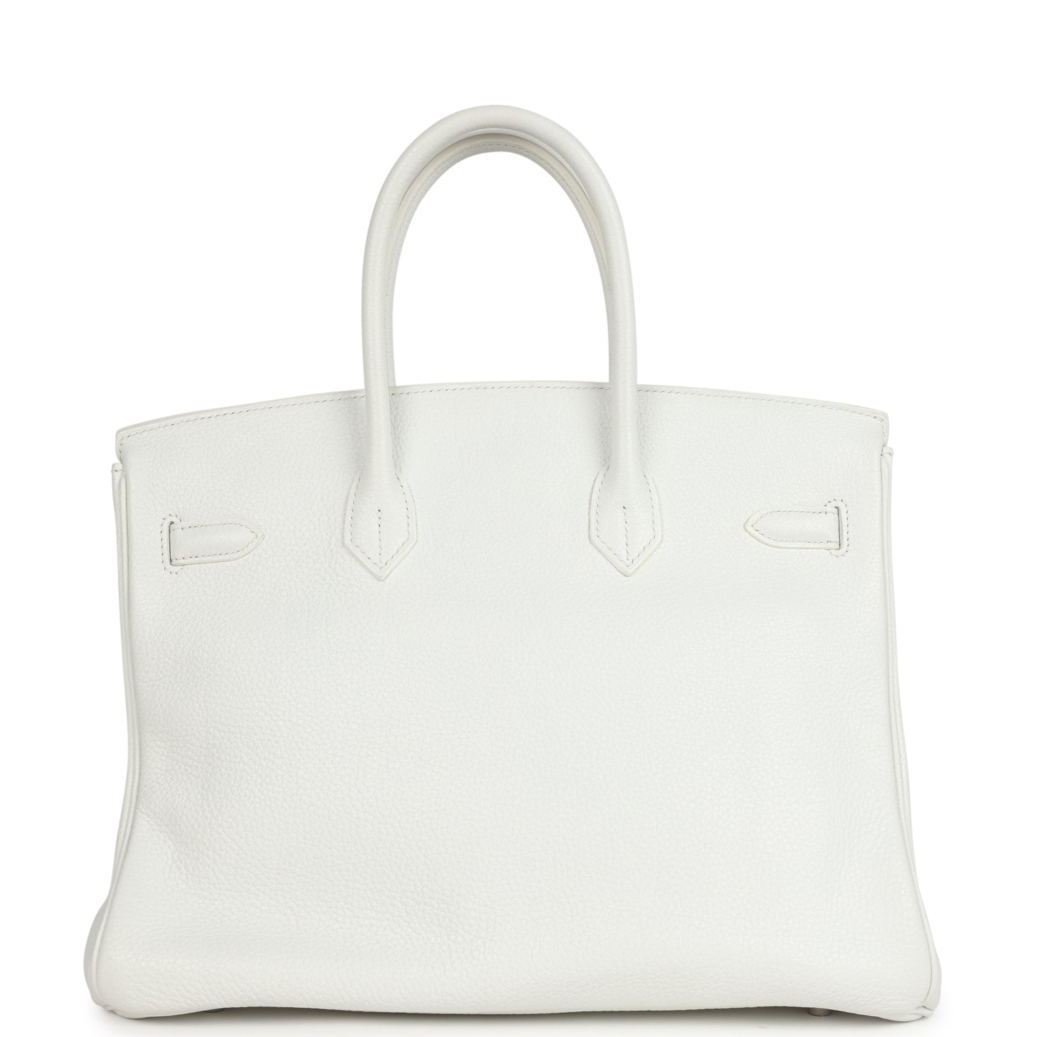 Birkin Club 35 White and Gris Perle Clemence and Sanguine Lizard Palladium Hardware