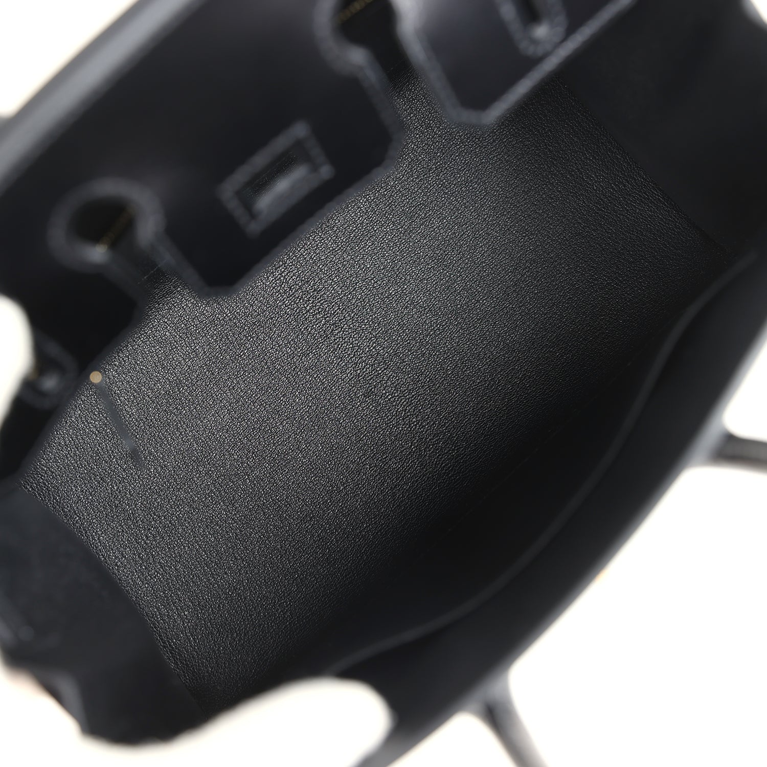 Birkin Sellier 25 Black Box Gold Hardware Bag