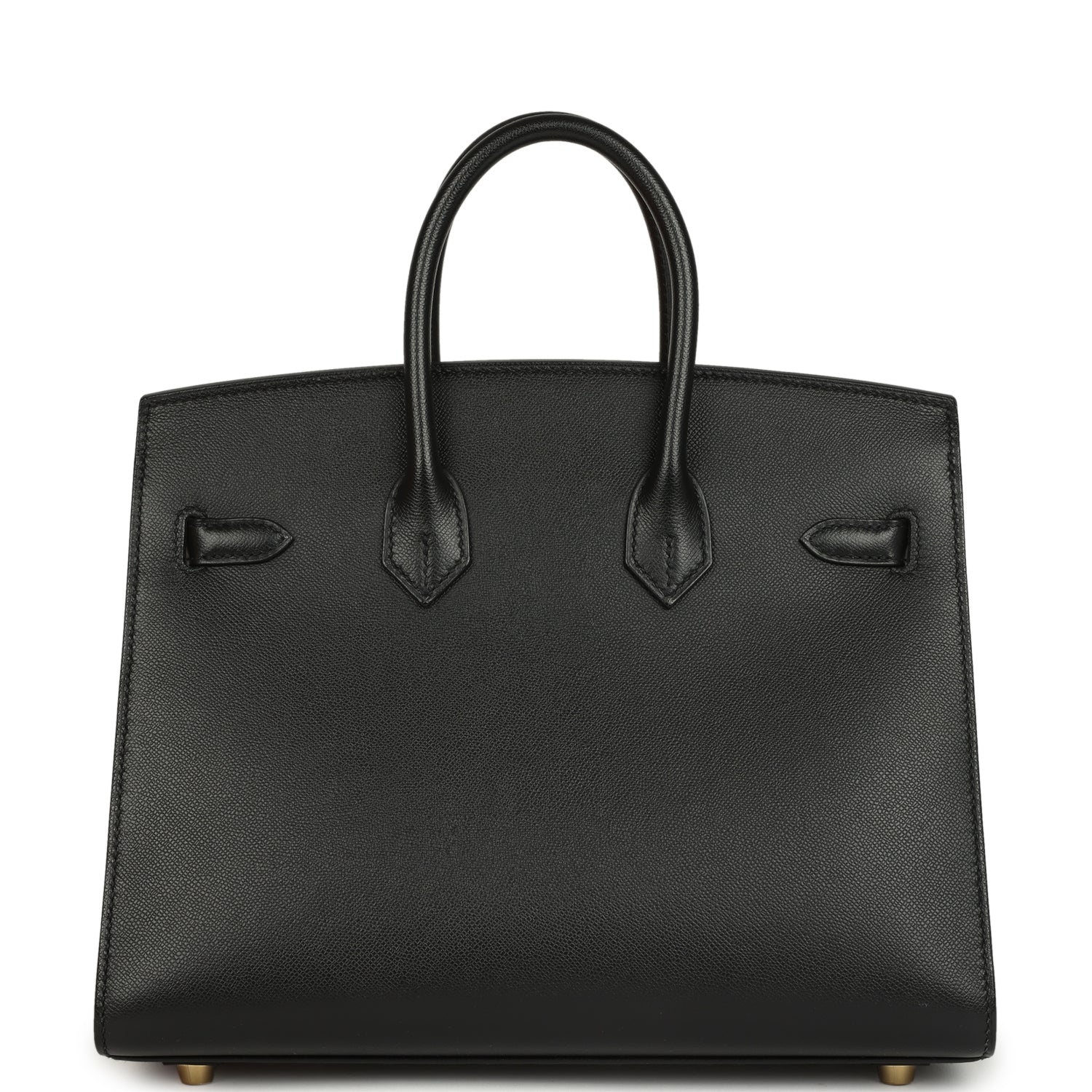 Birkin Sellier 25 Black Madame Gold Hardware Bag
