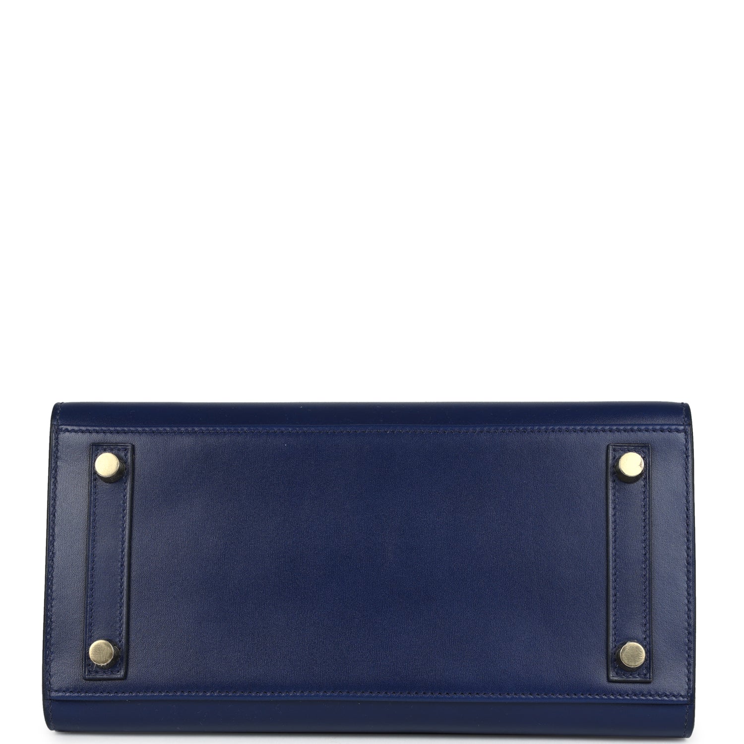 Birkin Sellier 25 Bleu Saphir Box Gold Hardware Bag