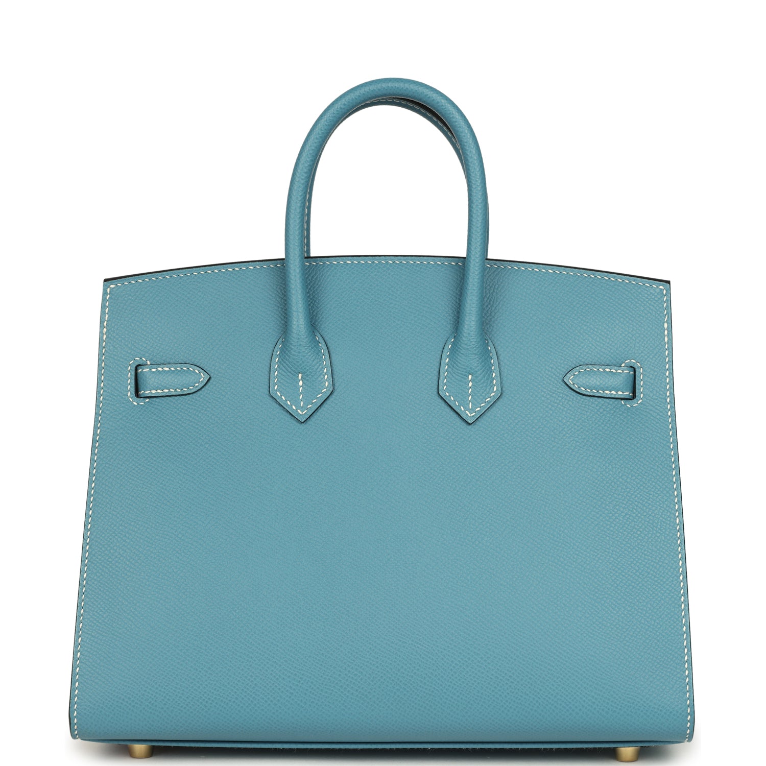Birkin Sellier 25 Blue Jean Epsom Gold Hardware Bag