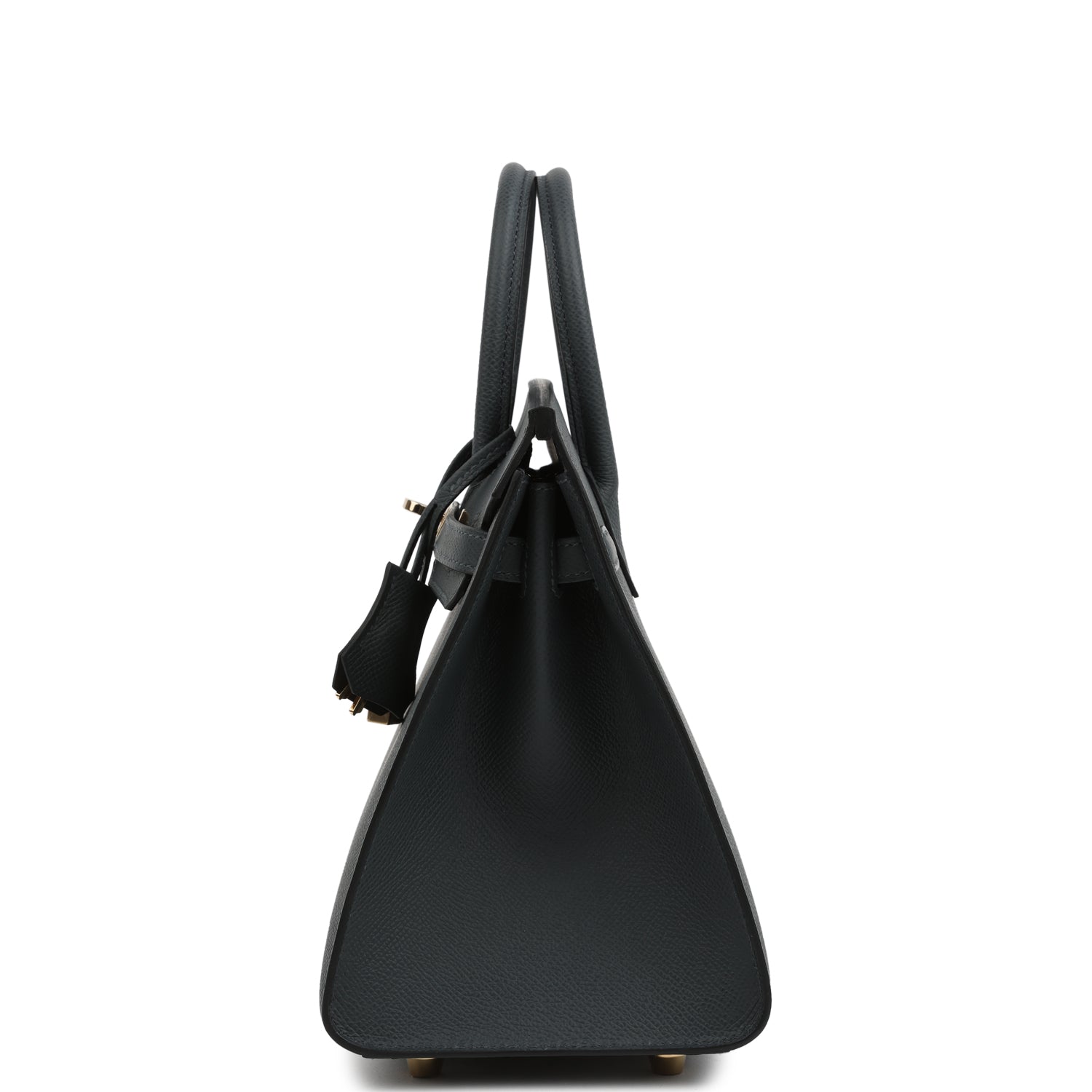 Birkin Sellier 25 Gris Misty Epsom Permabrass Hardware Bag