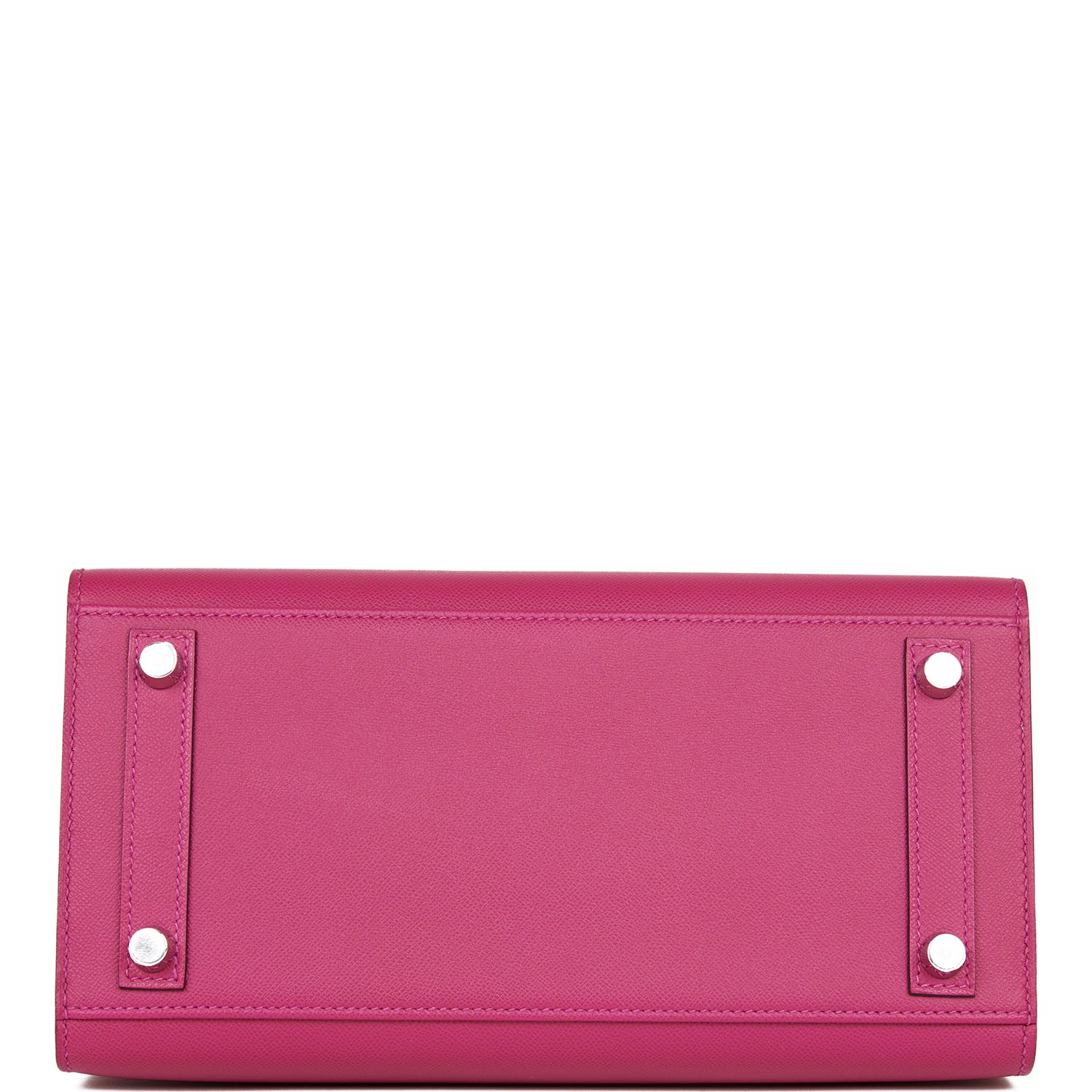 Birkin Sellier 25 Rose Pourpre Veau Madame Palladium Hardware Bag