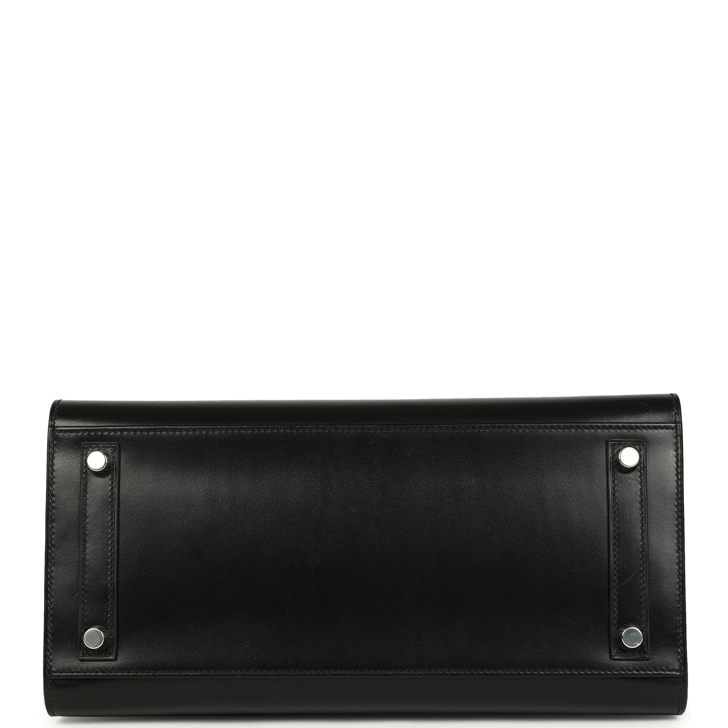 Birkin Sellier 30 Black Box Palladium Hardware Bag