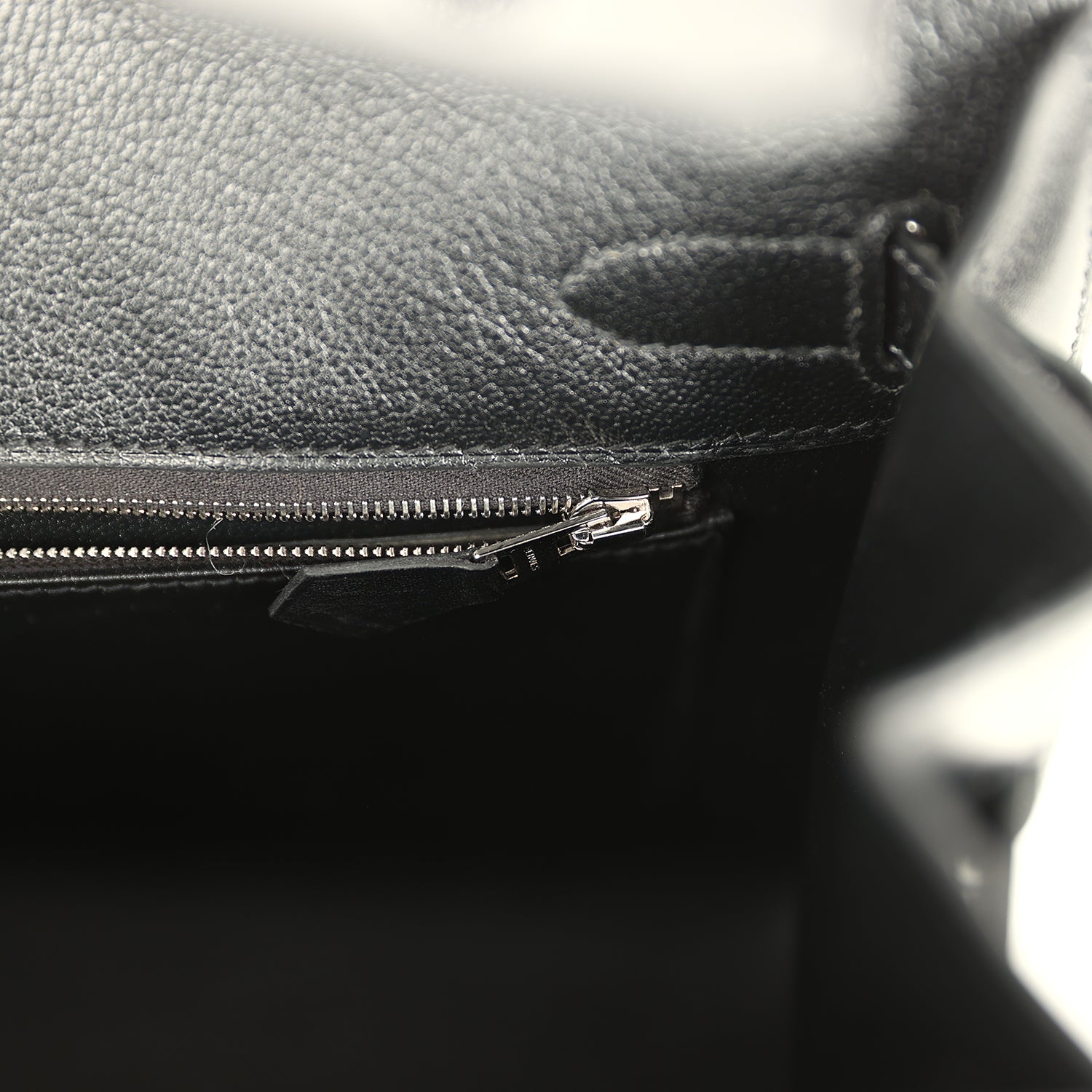 Birkin Sellier 30 Black Box Palladium Hardware Bag