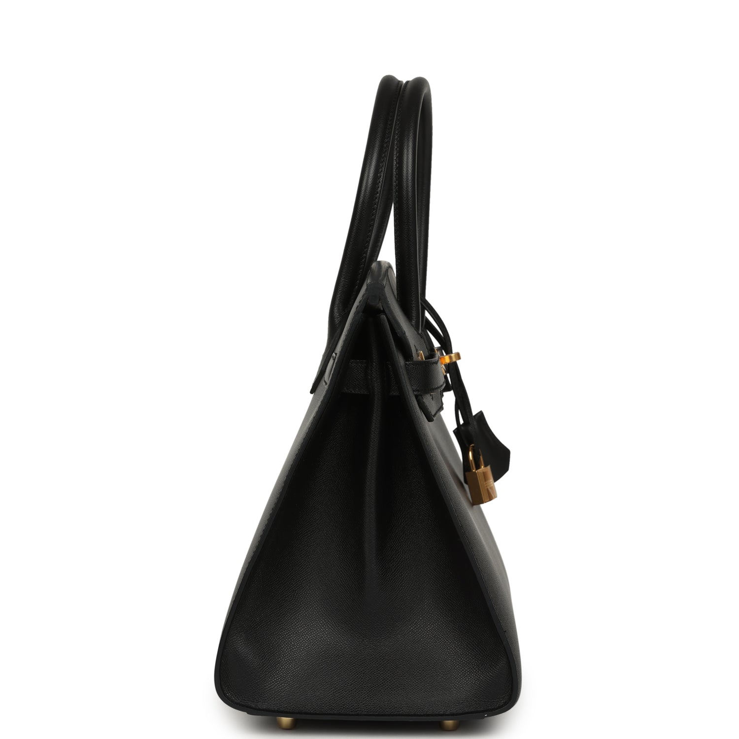 Birkin Sellier 30 Black Madame Gold Hardware Bag