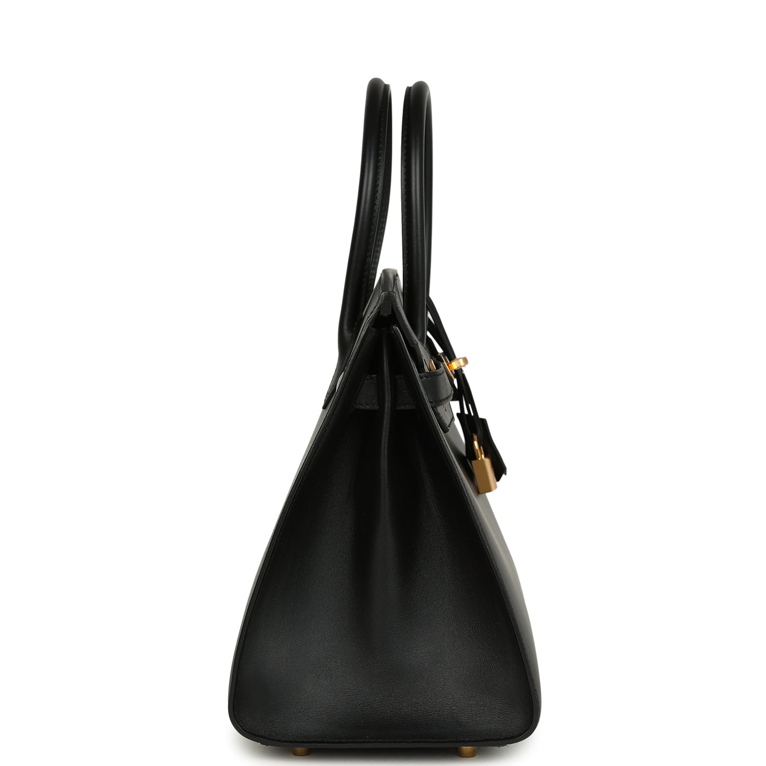 Birkin Sellier 30 Black Monsieur Gold Hardware Bag
