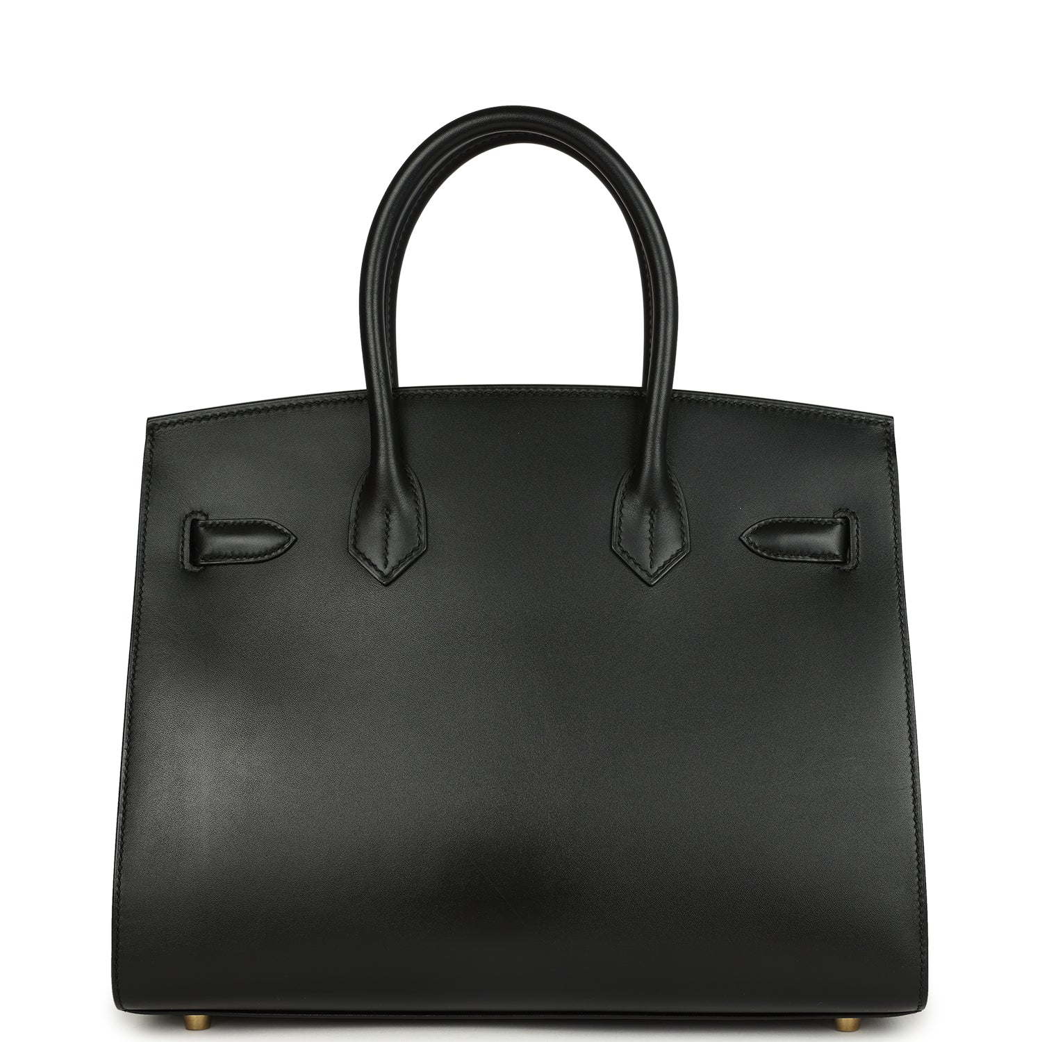 Birkin Sellier 30 Black Monsieur Gold Hardware Bag