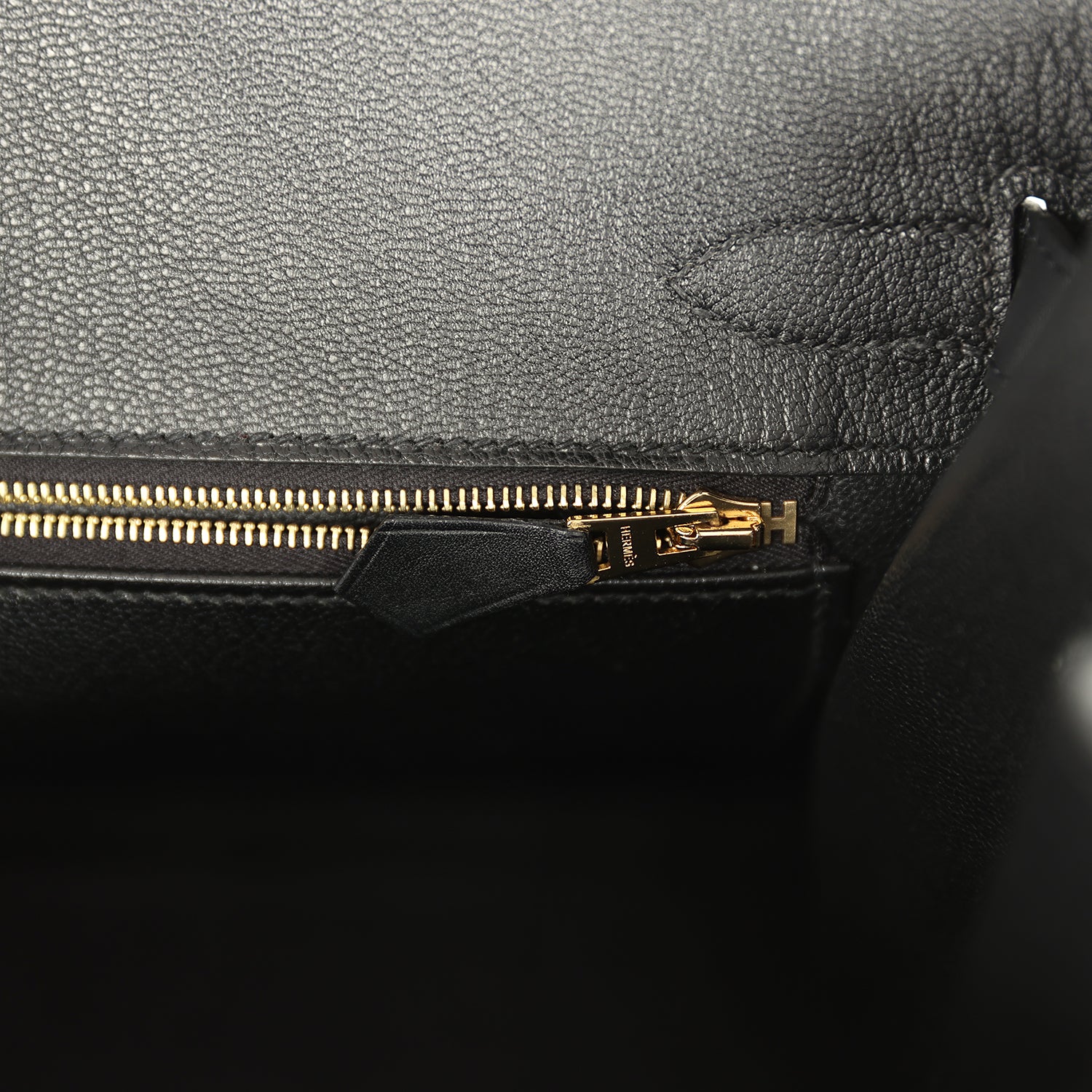 Birkin Sellier 30 Black Monsieur Gold Hardware Bag