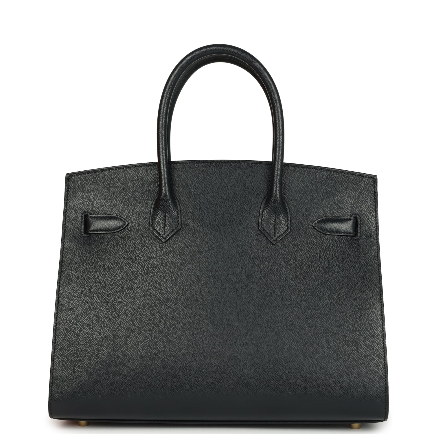 Birkin Sellier 30 Bleu Minuit Monsieur Gold Hardware Bag
