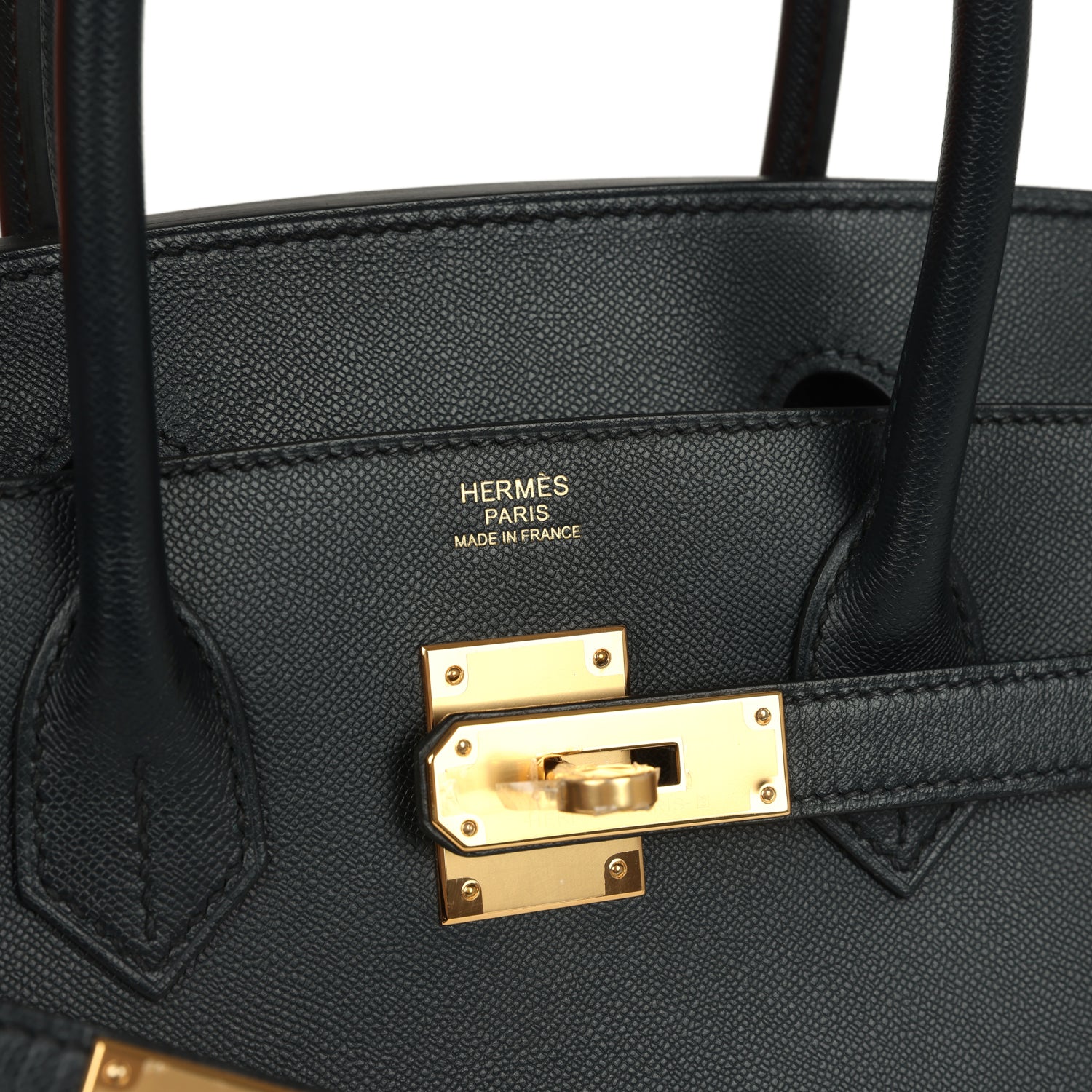 Birkin Sellier 30 Bleu Minuit Monsieur Gold Hardware Bag