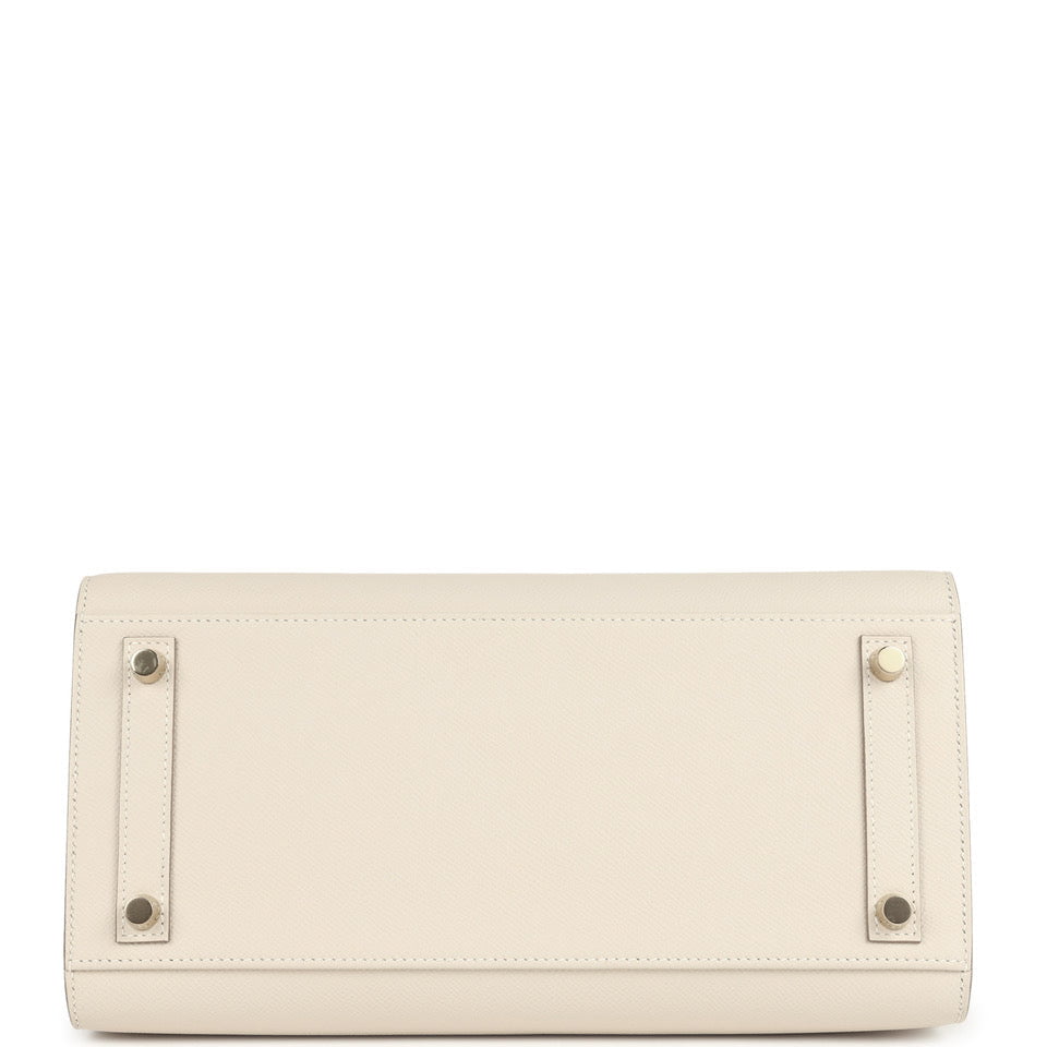 Birkin Sellier 30 Craie Epsom Gold Hardware Bag